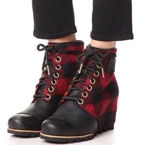 ❤SOLD❤Sorel | PDX Wedge Buffalo Plaid Size 6.5